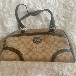 Coach Peyton Leather Satchel Tote